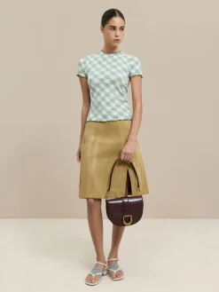Gabine Leather Saddle Bag
