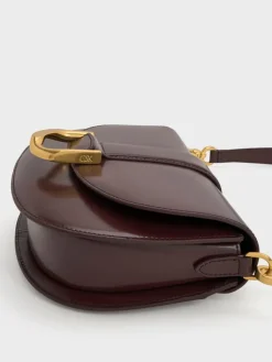 Gabine Leather Saddle Bag