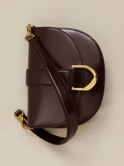 Gabine Leather Saddle Bag