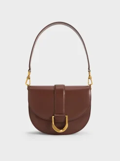 Gabine Leather Saddle Bag