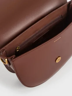 Gabine Leather Saddle Bag