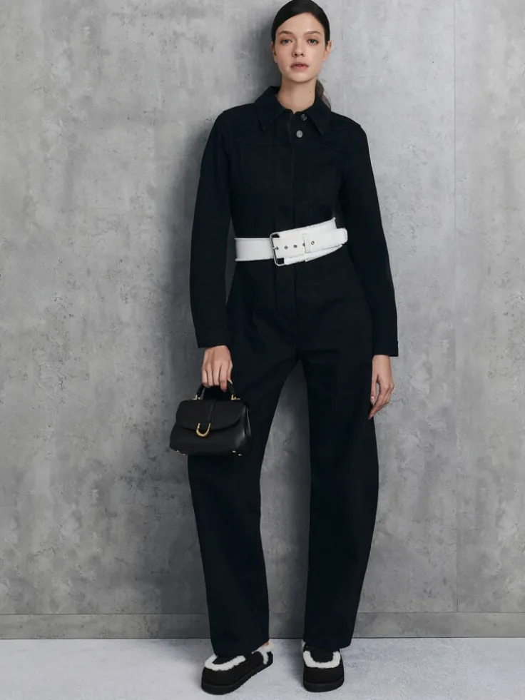 Gabine Leather Top Handle Bag