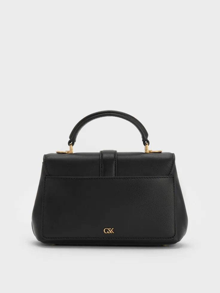 Gabine Leather Top Handle Bag