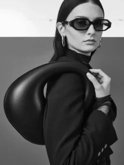 Gabine Swarovski Crystal Oval Sunglasses