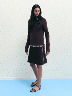 Georgie Chain Ankle-Strap Flats