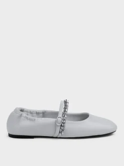 Georgie Chain Mary Jane Flats