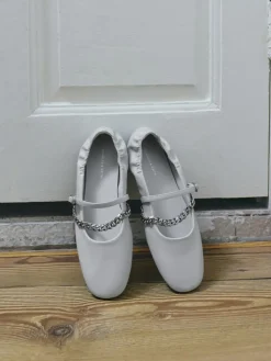 Georgie Chain Mary Jane Flats