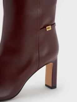 Georgina Leather Knee-High Boots