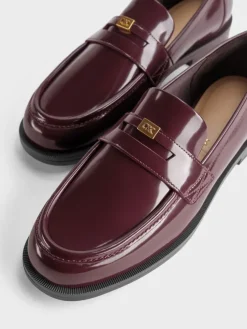 Georgina Leather Penny Loafers
