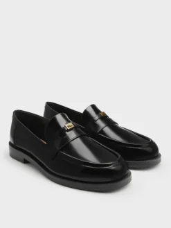 Georgina Leather Penny Loafers