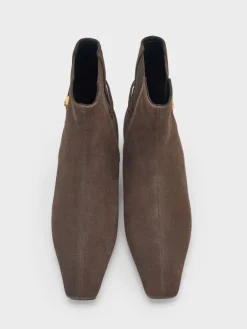 Georgina Suede Tapered Ankle Boots