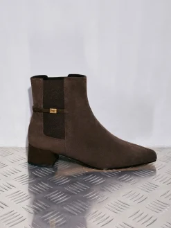 Georgina Suede Tapered Ankle Boots