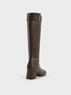 Gerry Buckled Knee-High Boots