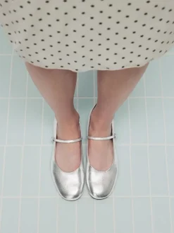 Gertrude Metallic Mary Janes