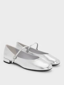 Gertrude Metallic Mary Janes