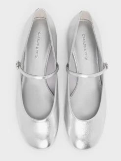 Gertrude Metallic Mary Janes