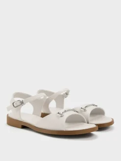 Girls' Erinna Metallic-Accent Sandals