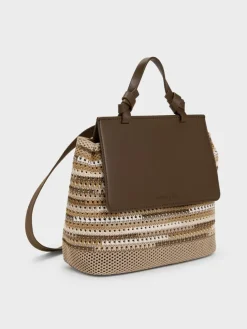 Girls' Ida Multi-Stripe Knitted Backpack