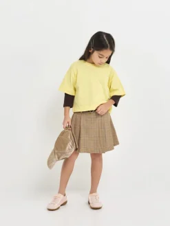 Girls' Lace-Trim Sneakers