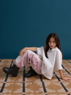 Girls' Ridged-Sole Ankle Boots