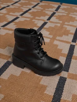 Girls' Ridged-Sole Ankle Boots