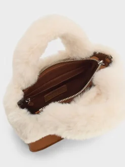 Girls' Wendy Faux Fur Tote Bag