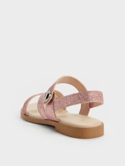 Girls' Yara Glittered Strappy Sandals