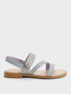 Girls' Yara Glittered Strappy Sandals