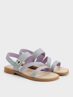 Girls' Yara Glittered Strappy Sandals