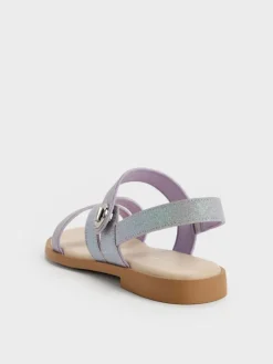 Girls' Yara Glittered Strappy Sandals