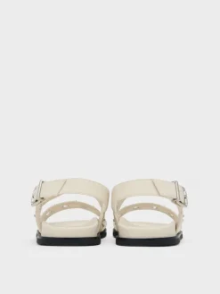 Grommet Slingback Sandals