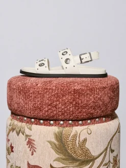 Grommet Slingback Sandals