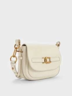 Gwynne Metallic-Accent Crossbody Bag
