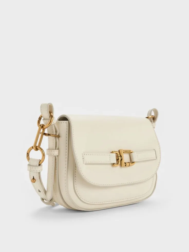 Gwynne Metallic-Accent Crossbody Bag