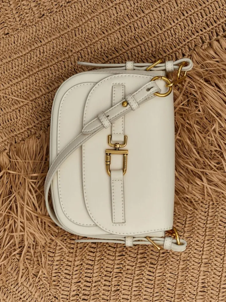 Gwynne Metallic-Accent Crossbody Bag