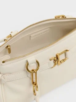 Gwynne Metallic-Accent Elongated Shoulder Bag