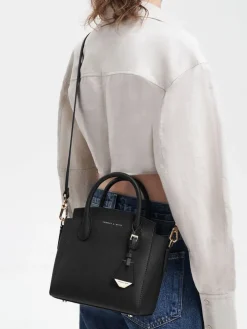 Harper Structured Top Handle Bag