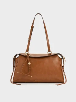 Haylen Braided-Charm Shoulder Bag