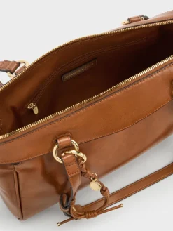 Haylen Braided-Charm Shoulder Bag