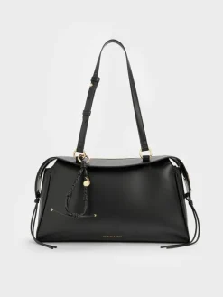 Haylen Braided-Charm Shoulder Bag