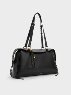 Haylen Braided-Charm Shoulder Bag