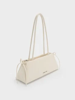 Hazel Bow Elongated Shoulder Bag