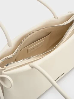 Hazel Bow Elongated Shoulder Bag