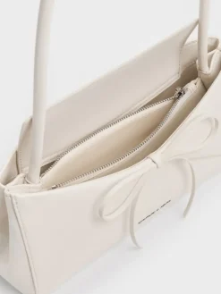 Hazel Bow Panelled Shoulder Bag
