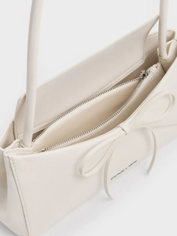 Hazel Bow Panelled Shoulder Bag