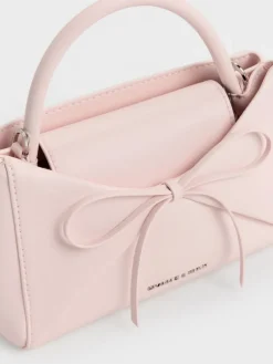 Hazel Bow Panelled Top Handle Bag