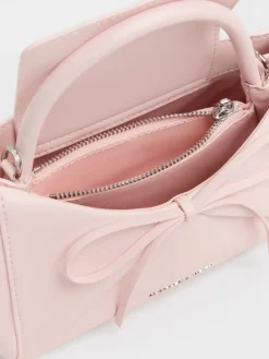 Hazel Bow Panelled Top Handle Bag