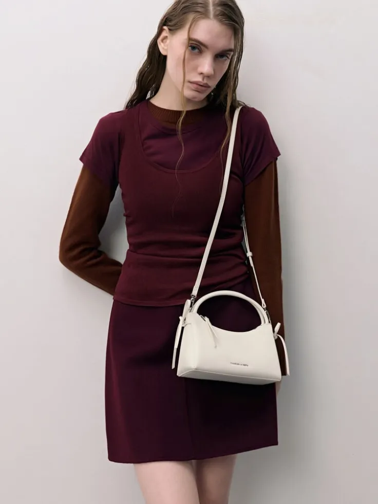 Hazel Bow Top Handle Bag