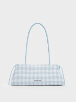 Hazel Gingham Bow Shoulder Bag