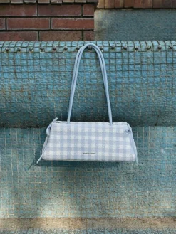 Hazel Gingham Bow Shoulder Bag